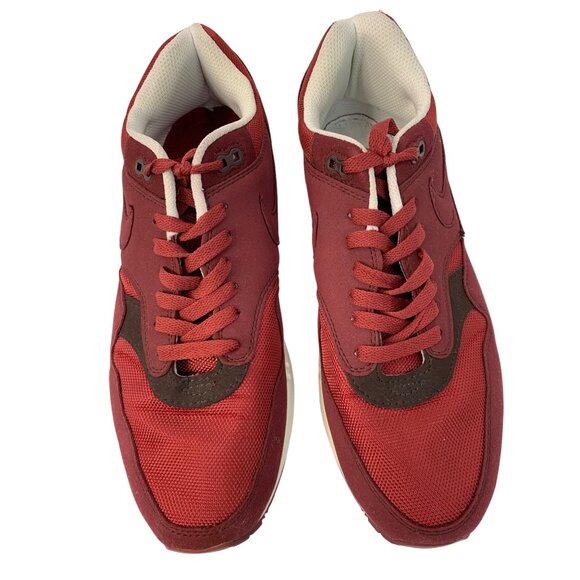 Vintage 2011 Nike Air Max 1 Tonal Pack Team Red Size US 10 308866-601 7313 - Picture 3 of 10